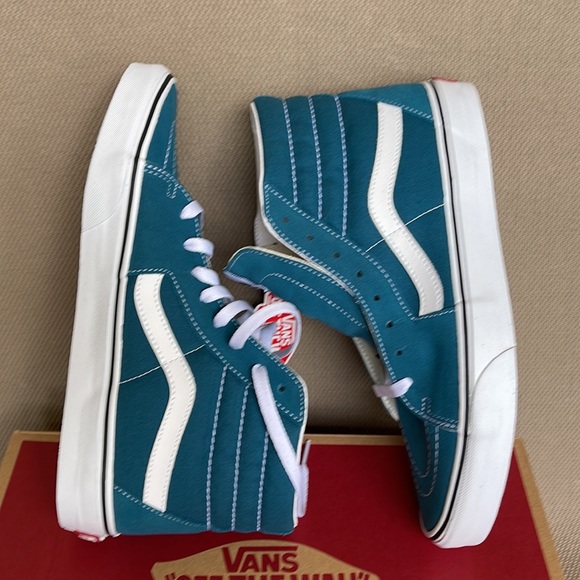 Vans Sk8-Hi Blue Coral / True White WMNS - Picture 12 of 16